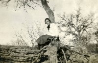 Girl in Forest Park, 1921 (018-008-284)